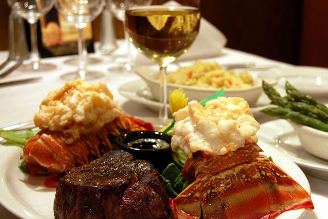 steak and seafood restaurant